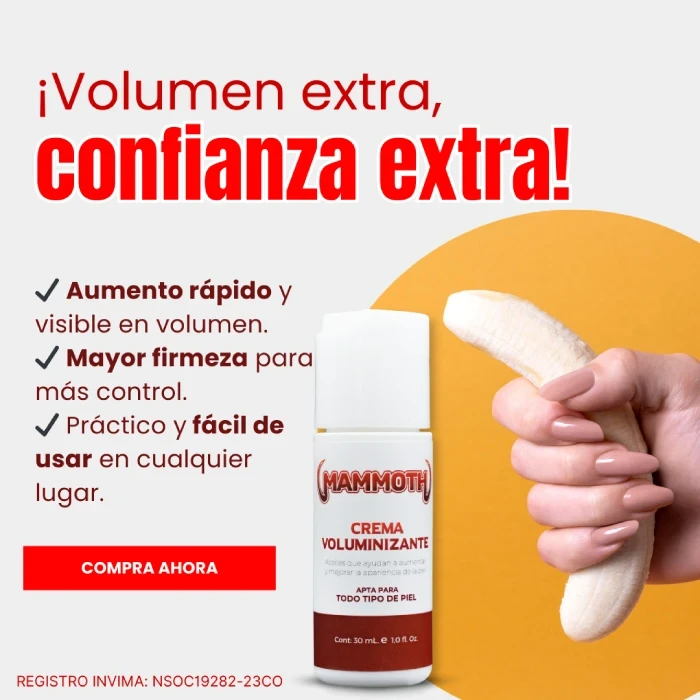 Mammoth Crema | Volumen Glúteo y Pene