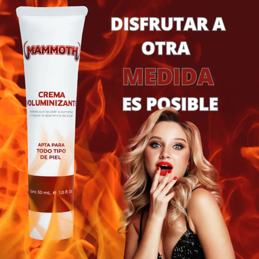 Mammoth Crema | Volumen Glúteo y Pene