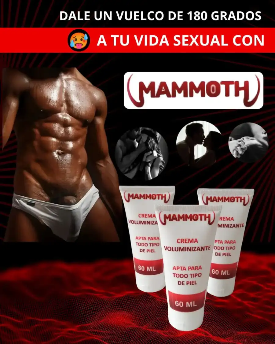 Mammoth Crema | Volumen Glúteo y Pene