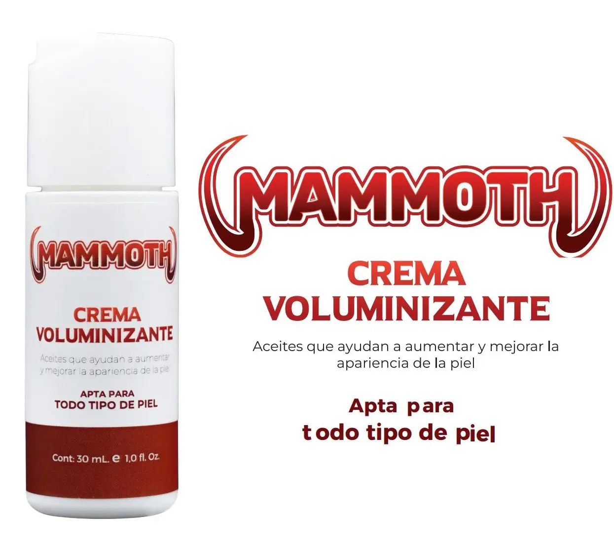 Mammoth Crema | Volumen Glúteo y Pene